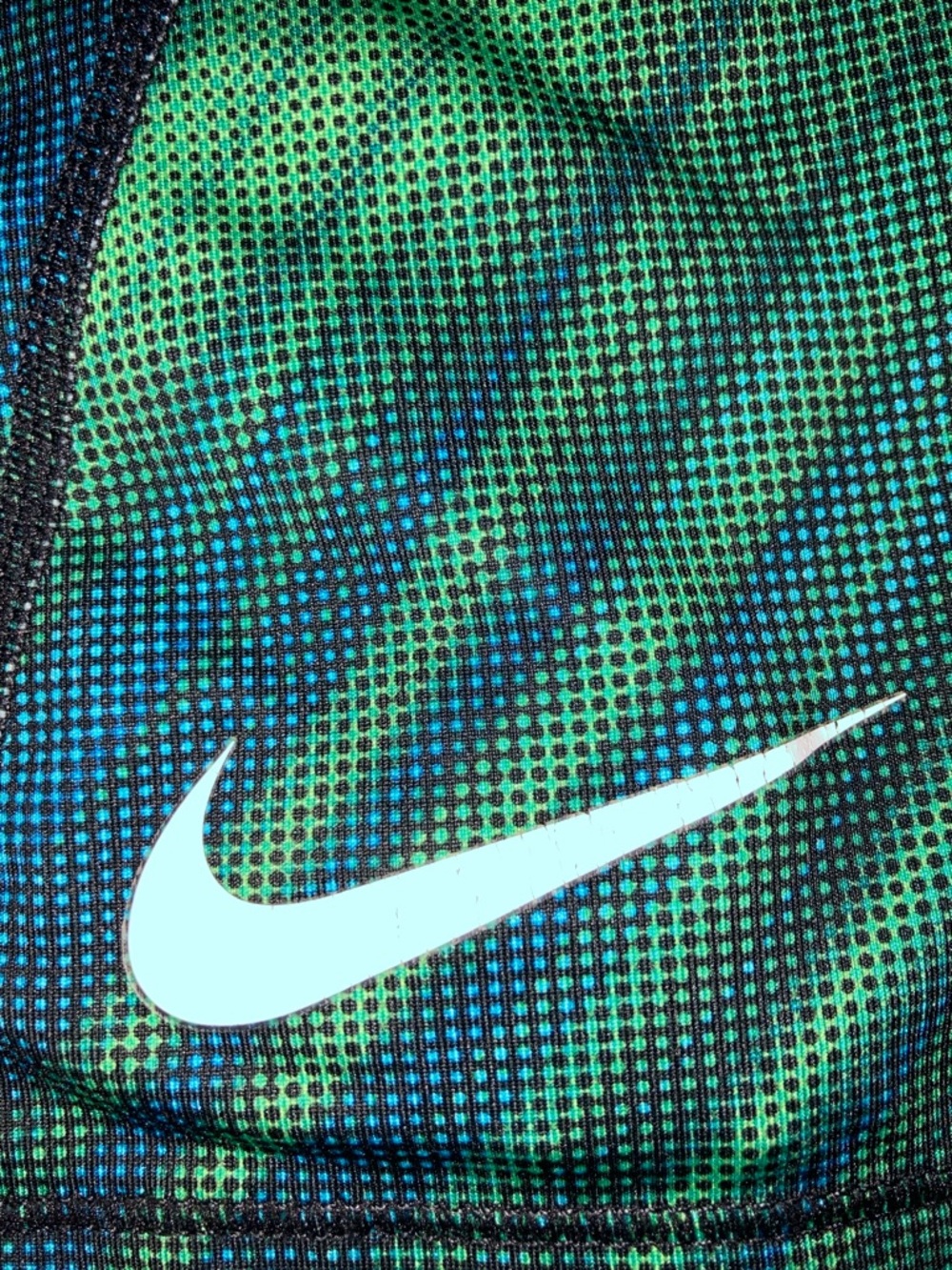 Nike Pro Blue/Green Performance Women’s Shorts size Small - Picture 6 of 6